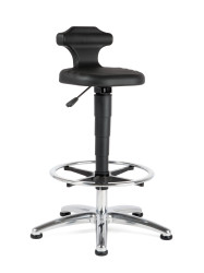 Krzesło biurowe Krzesło biurowe Czarny regulowany Tak kołowy Nie wysokość siedzenia 510 → 780mm Treston