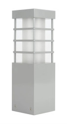 Oprawa oświetleniowa zewnętrzna, stojąca RADO II 3 AL, E27 max 18W, kolor srebrny 0438621