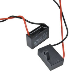 Kondensator rozruchowy CBB61 1.0uF 450VAC do silników - z przewodami