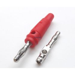 wtyk banan WB10 4mm czerwony