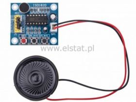 Moduł rejestratora ARDUINO z głośnikiem; 0,5W