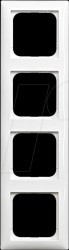 1724-914 Cover frame, balance® SI 4-gang, alpine white