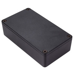 1590MBK Hammond Black Die Cast Enclosure 112 x 63 x 31mm