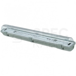 Oprawa sufitowa hermetyczna 1x60cm lampa 230V pusta 1x25W IP65 G13