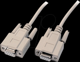 EK152.3 D-SUB cable, 1:1, 9-pin, socket/socket, 3 m