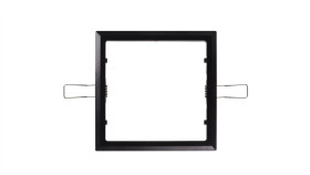 Ramka Do Montażu Podtynkowego Starled Quad Czarna 92820
