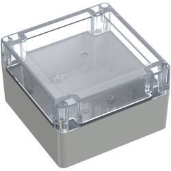 TRU COMPONENTS TC-13865124 Universal Enclosures Grey PC 119.9x119.9x75mm