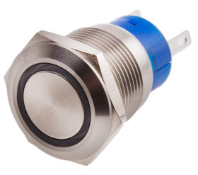 Nasadka przełącznika Chwilowy SPDT średnica wycięcia 19.2mm, montaż panelowy RS PRO