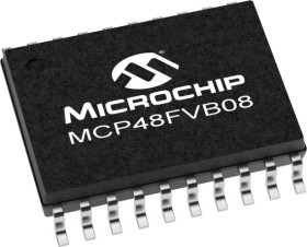 DAC 8 bitów Microchip C/A: 8 20 -pinowy TSSOP