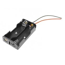 Koszyk na baterie płaski 2xAA R6