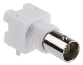 Złącze koncentryczne Montaż na płytce drukowanej Żeński 50Ω typ złącza Złącze BNC 0 to 4GHz Przepust