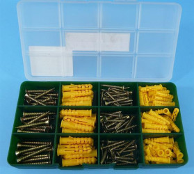 ZESTAW KOŁKÓW ROZPOR. ORAZ WKR. 180szt