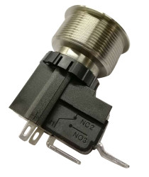 Nasadka przełącznika Zatrzaskowy SPST średnica wycięcia 25.2mm, montaż panelowy RS PRO