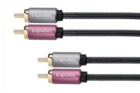 PRZEWOD 2*RCA 1M KRUGER&MATZ