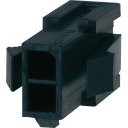 TE 794615-2 Micro Mate-N-Lok Crimp Housing Panel Mount 2P Black