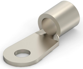 Uninsulated ring cable lug, 10.5-16.8 mm², AWG 6, 5 mm, metal, 323169