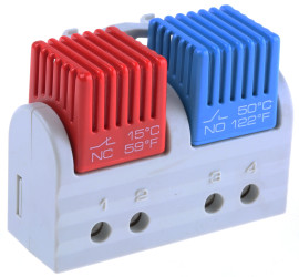 Termostat do szaf sterowniczych NC, NO STEGO