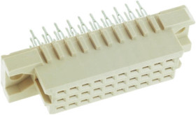 Złącze DIN 41612 30 -pinowe 3 -rzędowe raster: 2.54mm Żeński 09252306850