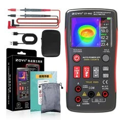 Kamera termograficzna ZOYI ZT-R02 o rozdzielczości 96x96, długość fali 8-14μm, z możliwością ładowania przez USB typu C, regulow