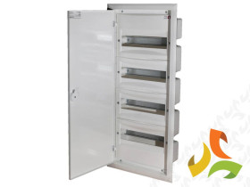 Rozdzielnica podtynkowa 48 modułowa 4x12M drzwi metal IP40 ERP12-4 001101206 ETI