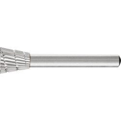 PFERD 22471236 Burr HSS Butt-cone-shaped &#xD8;12 mm shank &#xD8;6 mm 53 mm length