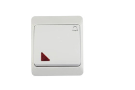 Hermes Przycisk /dzwonek/ IP44 biały ŁNT-1D+n 0347-02