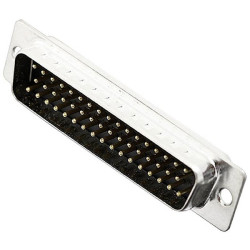 Encitech 2101-0180-05 D-Sub Pin Strip 50 Pins 180&#xB0; Solder Bucket