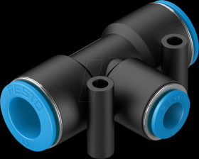 130615 Connector, T-shaped, 2 x diameter 12 mm <> 1 x diameter 8 mm