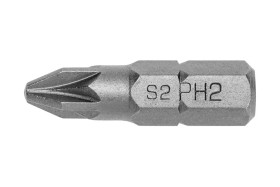 Końcówki wkrętakowe PZ2, 25mm, 10 szt