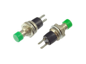 Przełącznik przyciskany PBS-10C-2 zielony OFF-(ON)