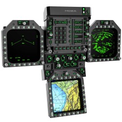 MOZA FMP18 Panel Bundle Fluganzeigen-Kit USB PC czarny