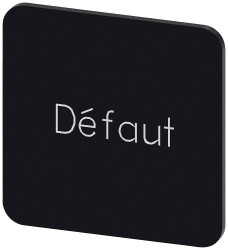 Tabliczka opisowa Siemens 3SU1900-0AF16-0GN0 (S x W) 22 mm x 22 mm Default 10 szt.