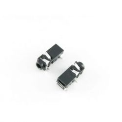 Jack stereo, gniazdo żeńskie, SMD, 2.5 mm