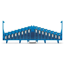 WAGO 727-123/004-000 8-level Matrix Block h-a/a-h Lock DIN 7.5mm ATEX Blue