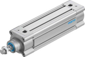 Siłownik pneumatyczny z tłoczyskiem skok: 160mm Festo Ø 63mm dwustronnego działania Action DSBC-63-160-D3-PPVA-N3
