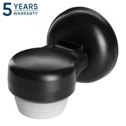 Czujnik ruchu 360st. IP65, 1200W, zasięg max. 24m, czarny,OR-CR-272/B
