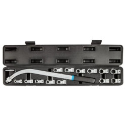 Klucz do demontażu napinaczy z wymiennymi końcówkami - zestaw 14 szt. 11-169