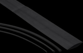 Heatshrink tubing, 2:1, (2.9/1.25 mm), PE, crosslinked, black, EJ1480-000