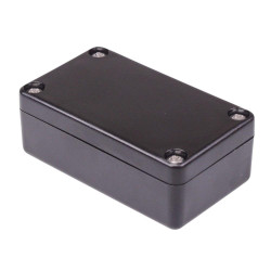 1551WHBK Hammond Black PC Watertight Enclosure 60 x 35 x 22mm