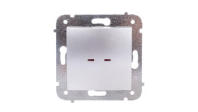 Carla Łącznik Pojedynczy Z Podświetleniem Srebrny 1723-16