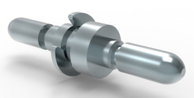 Zestaw montażowy Słupek Qlock do Zawleczka blokująca E z prowadnicą 6, Obudowy D-Sub do montażu na szynie DIN TE