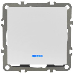 QUADRA Łącznik krzyżowy podświetlany biały