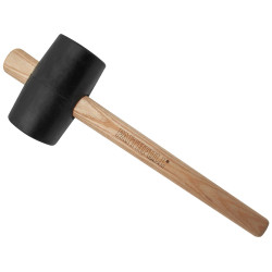 Faithfull FAIRMB16FSC FSC Black Rubber Mallet 16oz