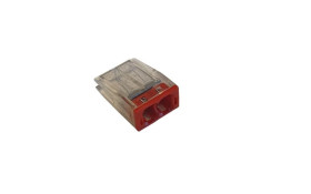 Szybkozłączka 2x0,5-2,5mm2 transparentna ZA-2x2,5 /100szt./