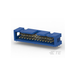 TE Connectivity 2-1761605-9 AMPMODU Pin Header Male Right Angle 2.54mm Unshrd