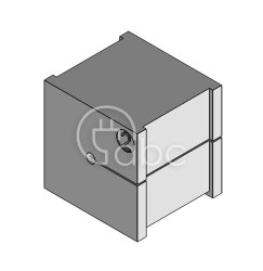 Moduł uszczelniający KT mały, KT 2, z otworem 1x2-3 mm, 39934