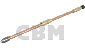 Uziom Z Gwintem St/Cu Złączkowy 0,250Mm Cu 3/4X1,5M C1000122