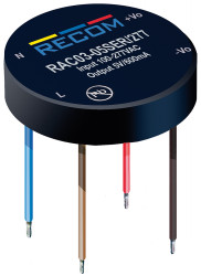 Zasilacz impulsowy nap. wyjściowe: 24V dc 3W 125mA 1 wyjście nap. wejściowe: 120 → 430 V dc, 85 → 305 V