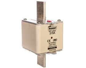 Wkładka NH3 315A 500V gL/gG podwójny wskaźnik 315NHG3B