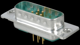 3007W2PAR99A10X D-SUB coax plug for mixed assembly, straight